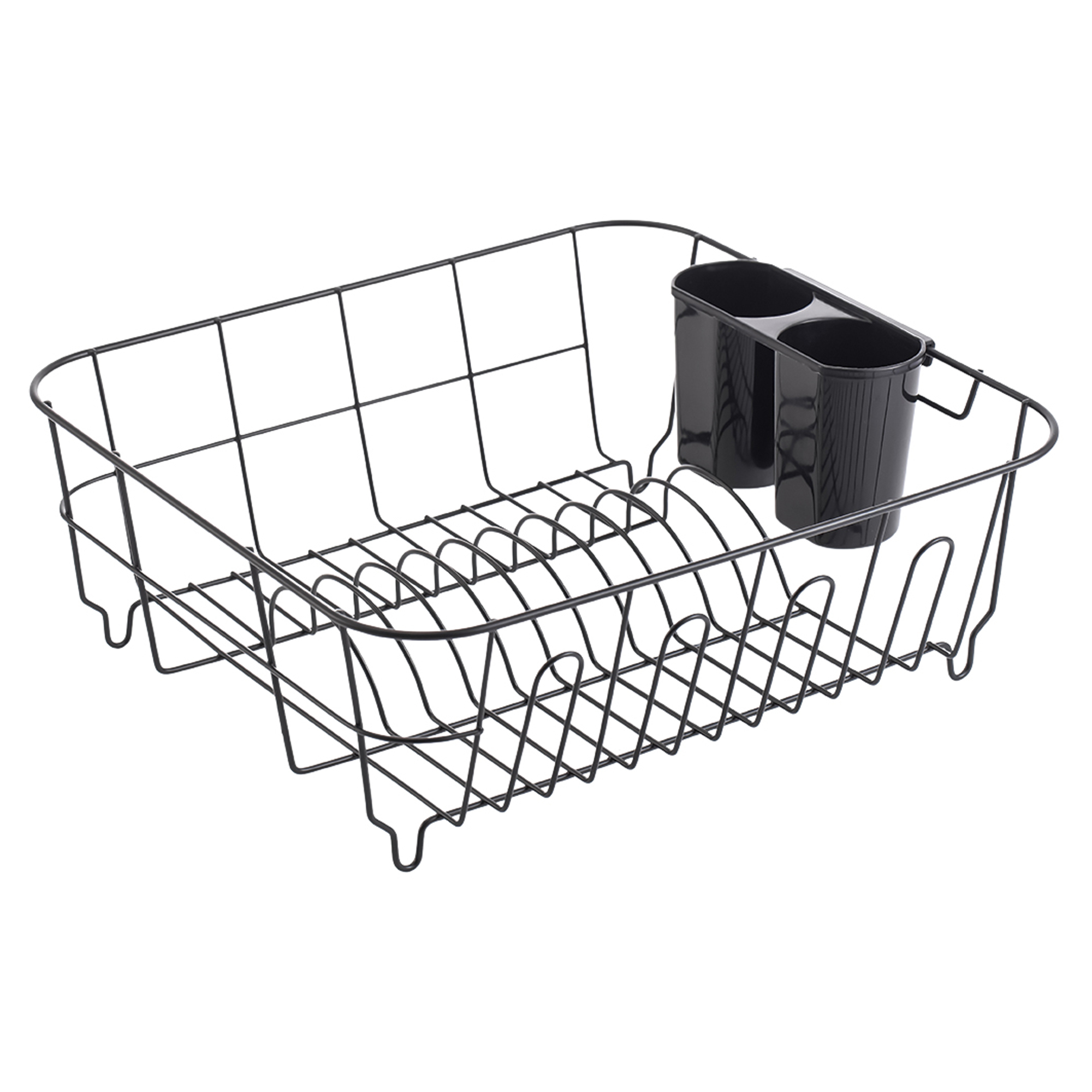 Opvaskestativ Kitcho Sort 37x33 cm