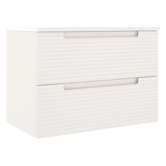 Håndvaskskab <strong>Ramos</strong>  Beige Mat 80 cm med Vask