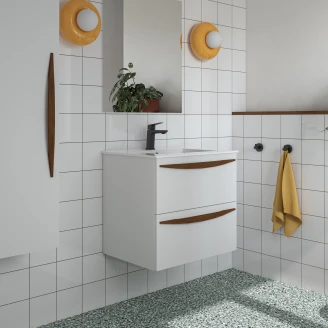 Håndvaskskab <strong>Impero</strong>  Hvid Mat 60 cm med Vask
