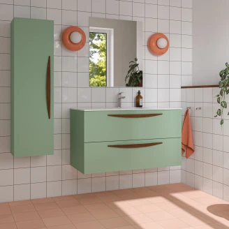 Håndvaskskab <strong>Impero</strong>  Oliven Mat 100 cm med Vask