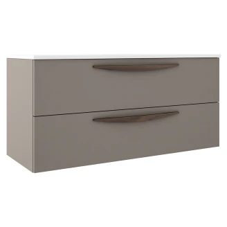 Dobbelt Håndvaskskab <strong>Impero</strong>  Grå Mat 120 cm med Vask