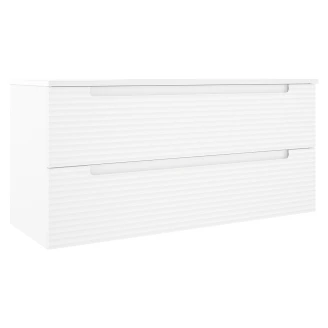 Dobbelt Håndvaskskab <strong>Ramos</strong>  Hvid Mat 120 cm med Vask