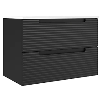 Håndvaskskab <strong>Ramos</strong>  Sort Mat 80 cm med Vask