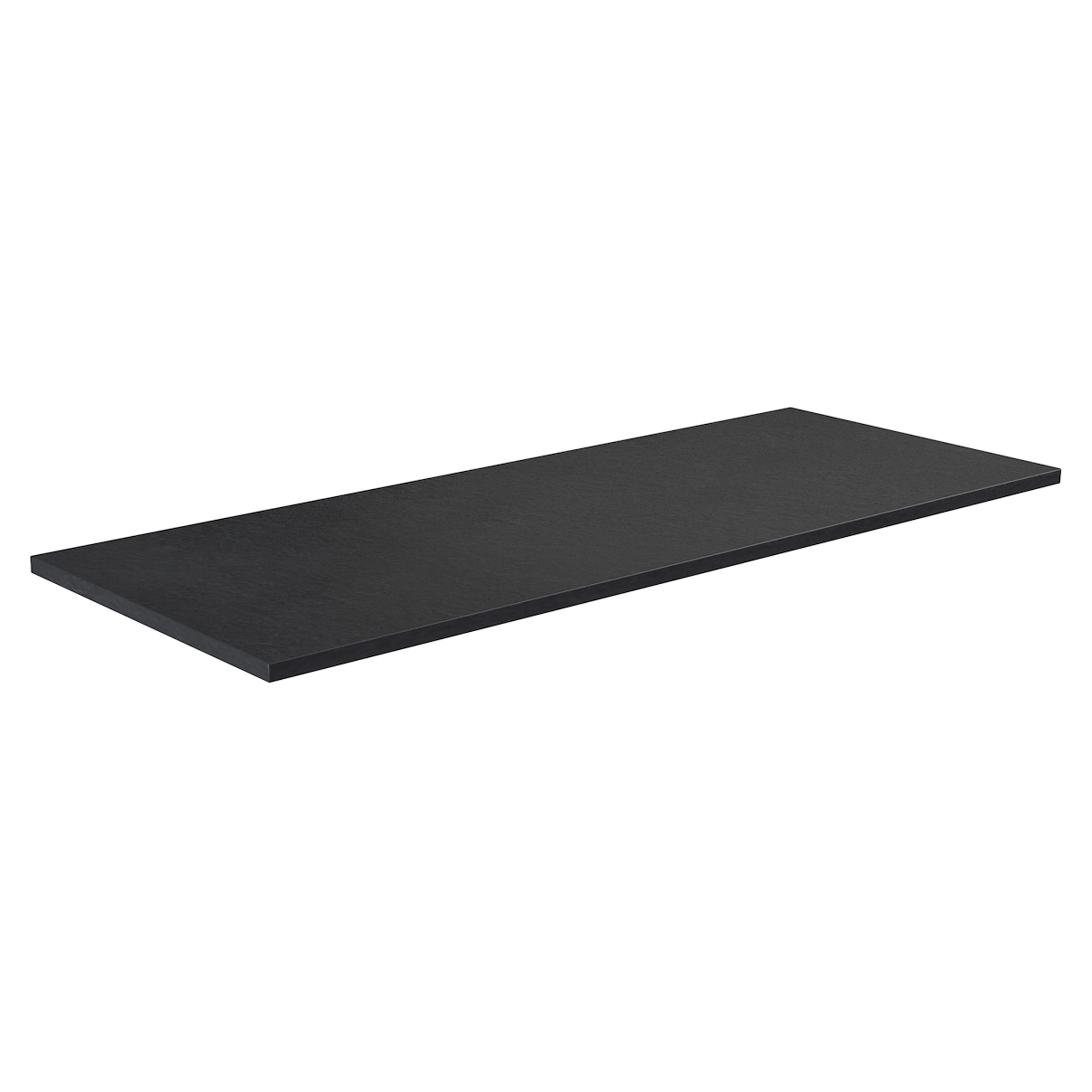 Bordplade Monteluce Sort Mat 121 cm