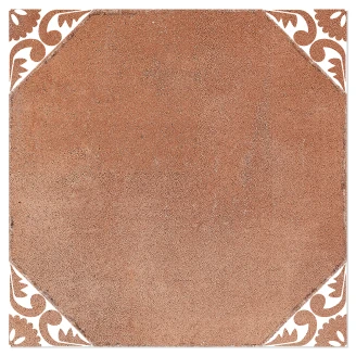 Klinker <strong>Terrarose</strong>  Orange-Hvid Mat-Blank 23x23 cm