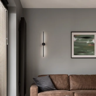 Nova Luce Væglampe Type 1 <strong>Aden Ny</strong>  Sort 60 cm