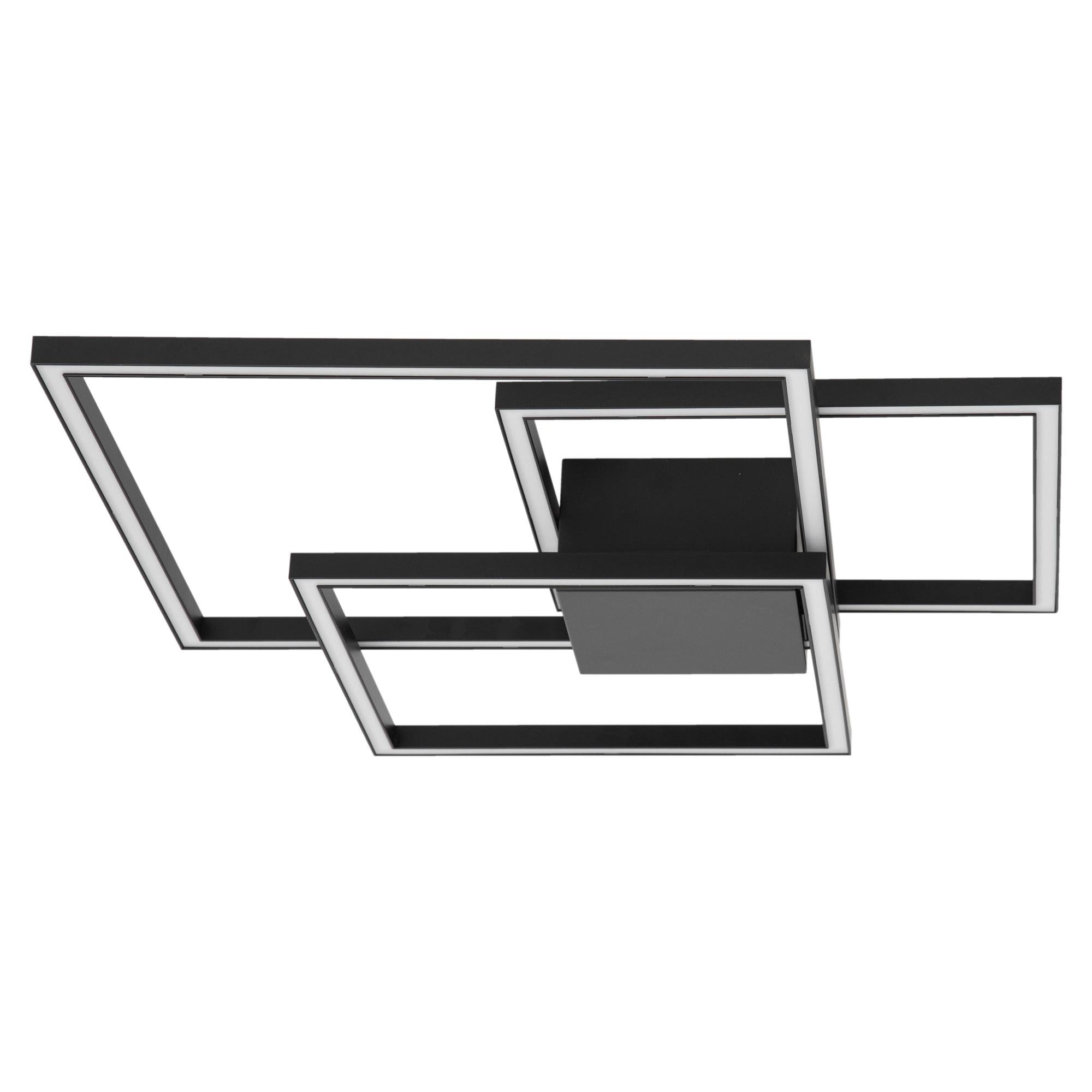 Nova Luce Loftlampe Bilbao Ny Sort 56x56 cm