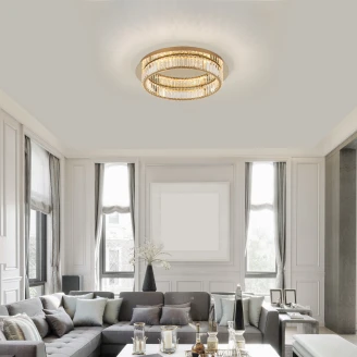 Nova Luce Loftlampe Aurelia Guld Ø 60 cm
