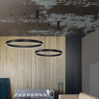 Nova Luce Hængelampe Motif Sort Ø 60 cm