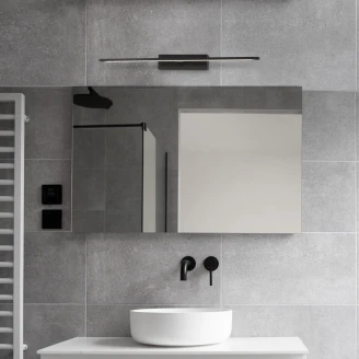 Nova Luce Spejllys <strong>Mondrian</strong>  Sort 62 cm