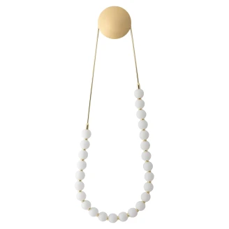 Nova Luce Væglampe <strong>Perla</strong>  Guld, Hvid