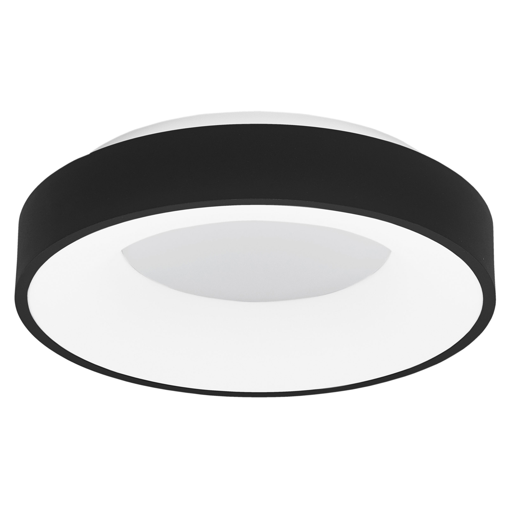Nova Luce Loftlampe Rando Thin Sort Ø 38 cm