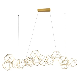 Nova Luce Hængelampe <strong>Nebula Beta</strong>  Guld XL