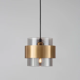 Nova Luce Hængelampe <strong>Sianna</strong>  Mørkegrå, Guld