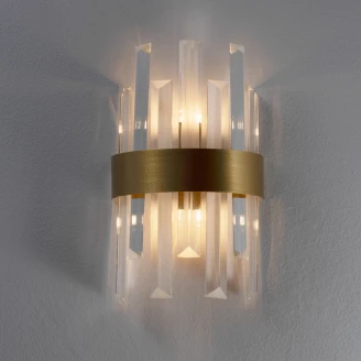 Nova Luce Væglampe <strong>Crown</strong>  Guld