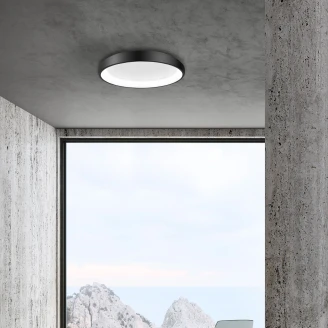 Nova Luce Loftlampe Albi Hvid Ø 60 cm