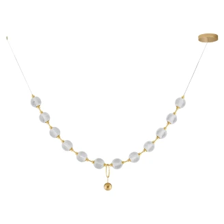 Nova Luce Hængelampe <strong>Brillante</strong>  Guld Enkel