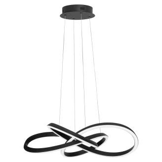 Nova Luce Hængelampe <strong>Amara</strong>  Sort Ø 68 cm