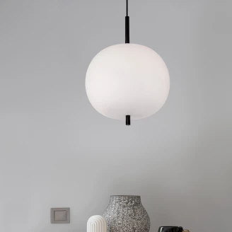 Nova Luce Hængelampe Enkel <strong>Lato</strong>  Sort, Hvid
