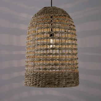 Nova Luce Hængelampe <strong>Griffin Alpha</strong>  Brun Ø 42 cm