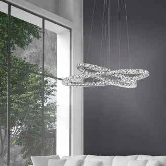 Nova Luce Hængelampe <strong>Celine</strong>  Krom L