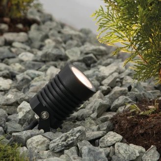 Nova Luce Udendørs Spotlight Stake Sort 35 cm