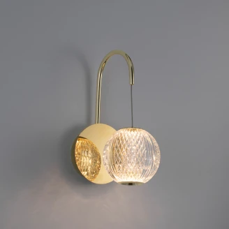 Nova Luce Væglampe <strong>Brillante</strong>  Guld