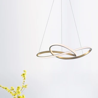 Nova Luce Hængelampe <strong>Fusion Ny</strong>  Messingguld