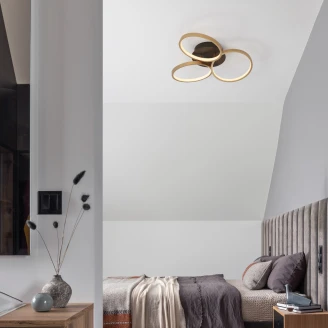 Nova Luce Loftlampe <strong>Elize</strong>  Guld