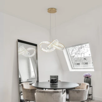 Nova Luce Hængelampe Conceto Guld