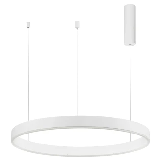 Nova Luce Hængelampe <strong>Motif</strong>  Hvid Ø 80 cm