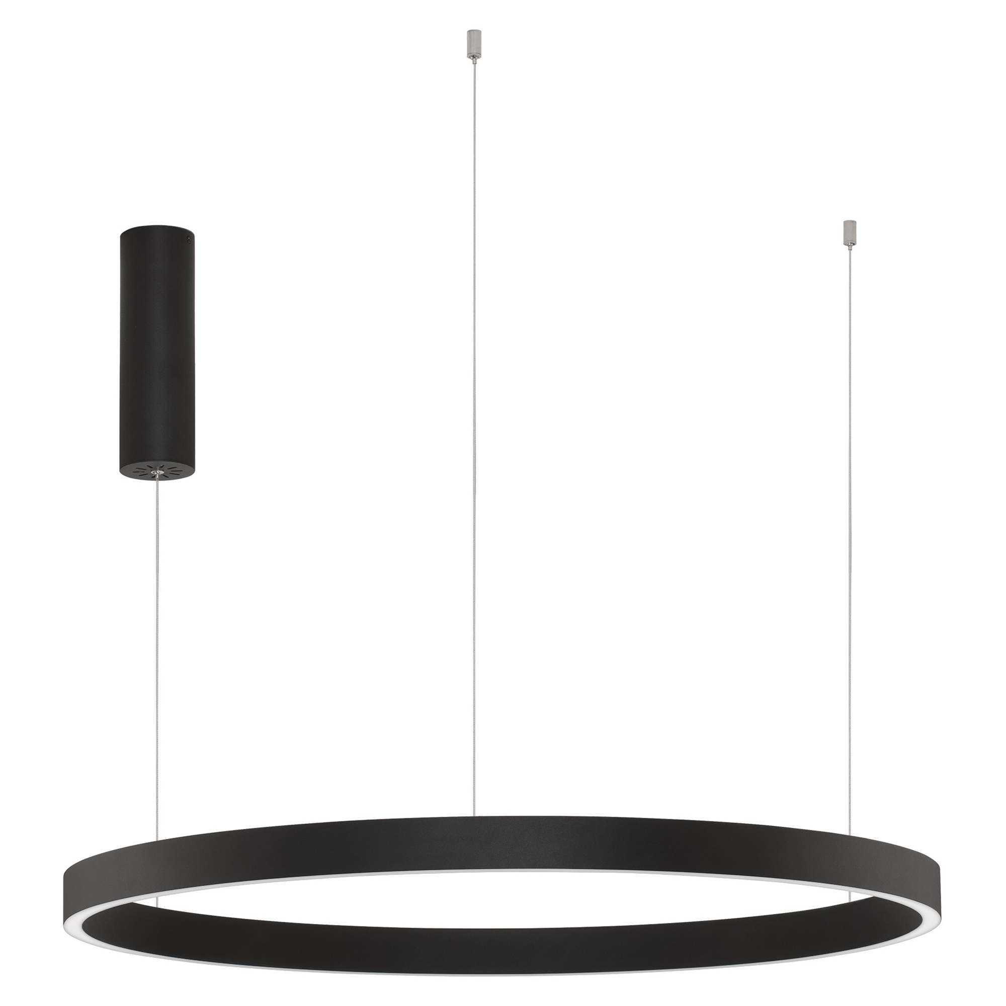 Nova Luce Hængelampe Elowen Sort Ø 80 cm