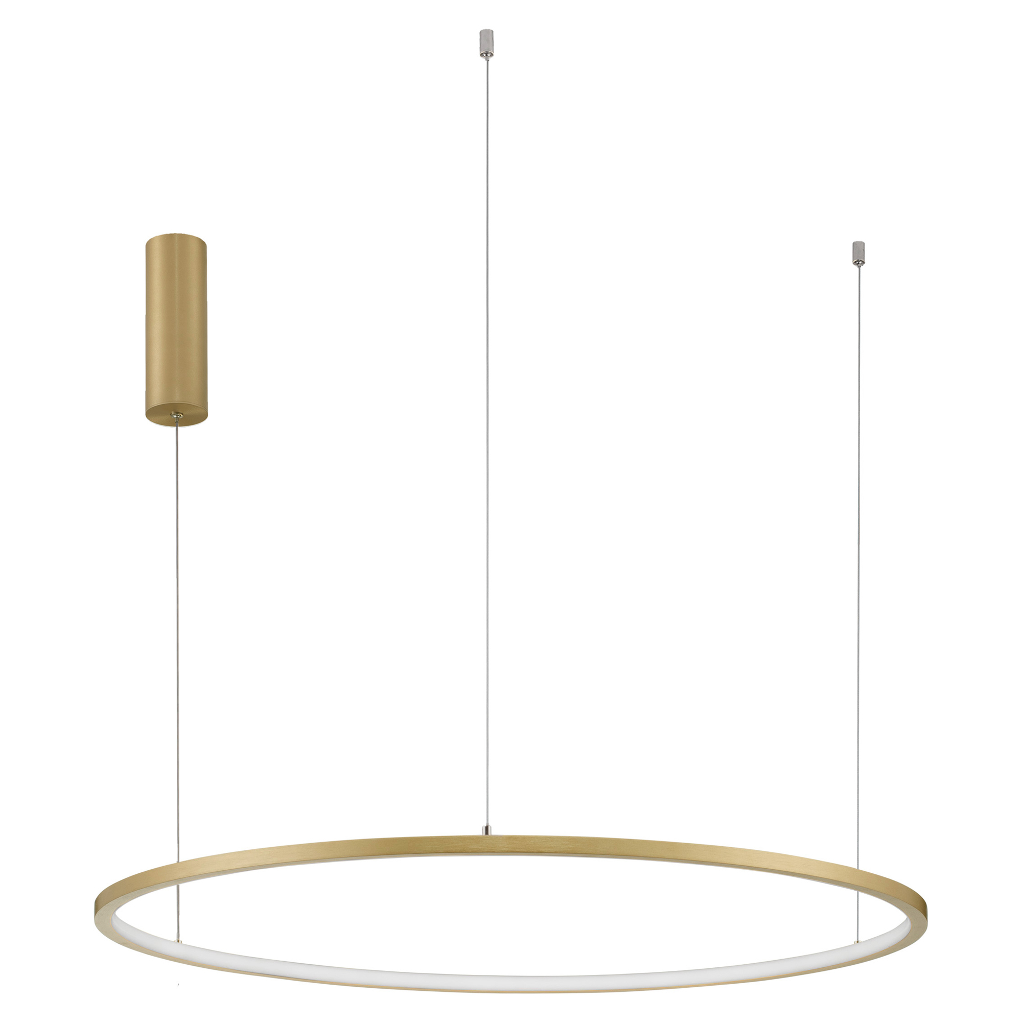 Nova Luce Hængelampe Tarquin Messingguld Ø 80 cm