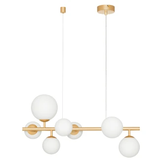 Nova Luce Hængelampe <strong>Odillia</strong>  Guld, Hvid