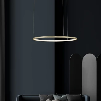 Nova Luce Hængelampe <strong>Tarquin</strong>  Messingguld Ø 60 cm