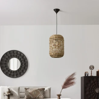 Nova Luce Hængelampe <strong>Griffin Alpha</strong>  Brun Ø 27 cm