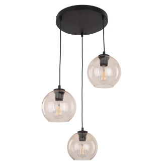 Hængende Lampe <strong>Flamma</strong>  L Amber Glat