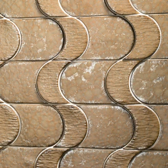 Natucer Vægflise <strong>Arco</strong>  Nut Blank-Relief 5x10 cm