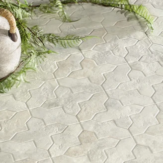 Natucer Klinker Petra White Mat 16x16 cm