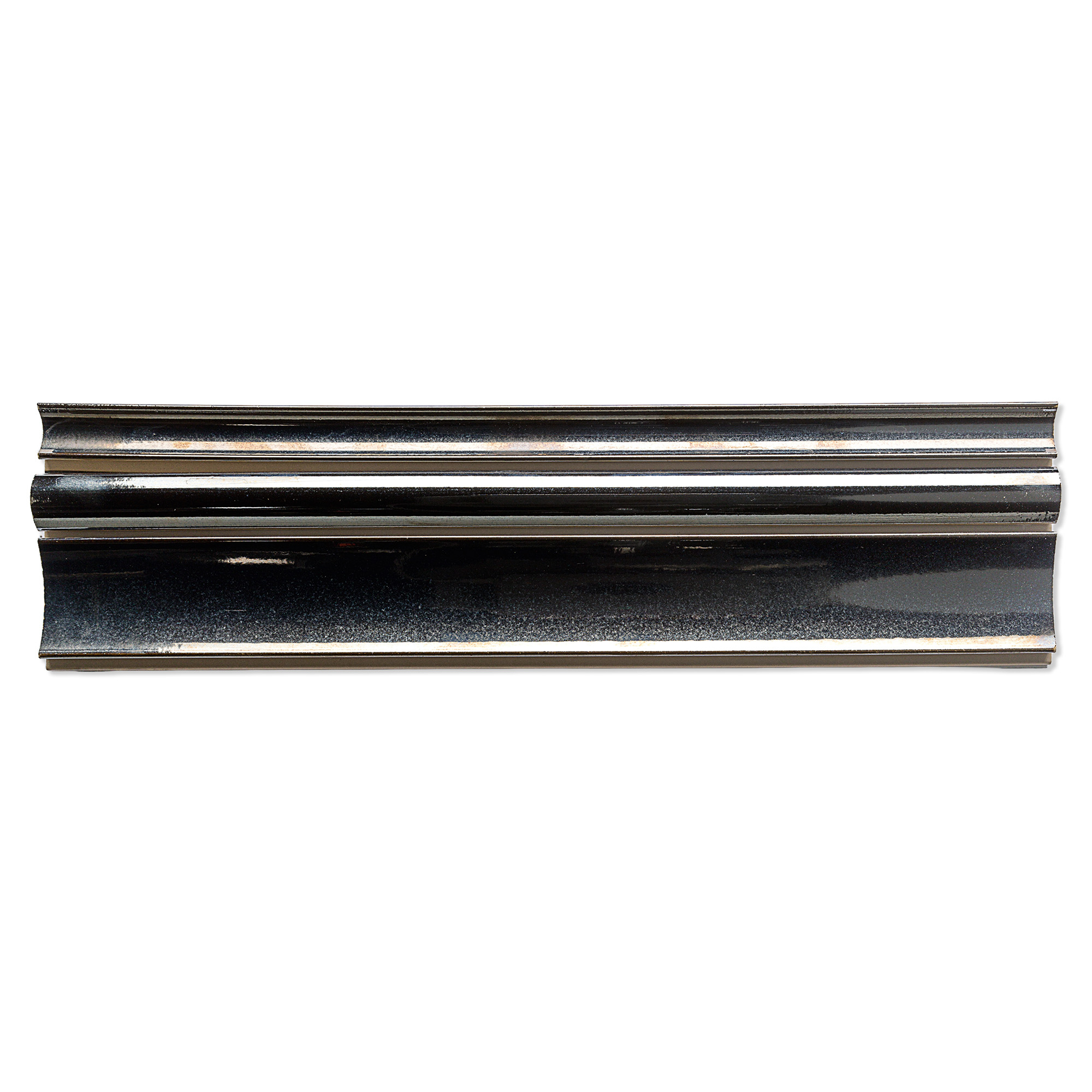 Natucer Vægflise Techno Mörkgrå Blank-Relief 10x40 cm