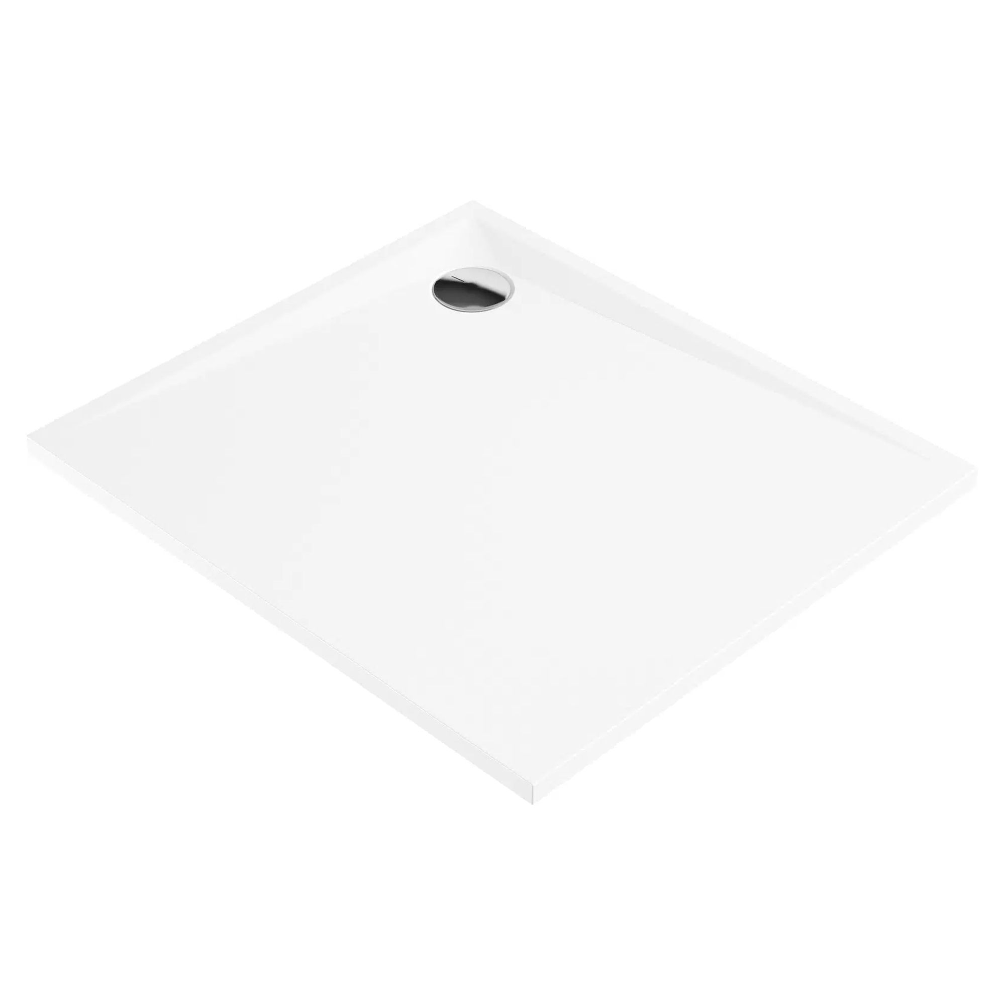 Brusekar Kerria Plus 90x90 cm Hvid Blank