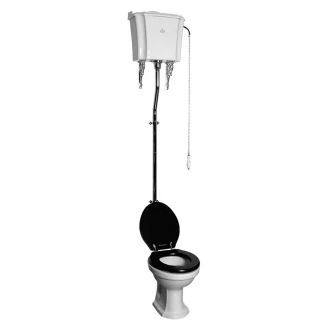 Kenny&Mason Højskyllende Toilet London med Pull Vit Blank