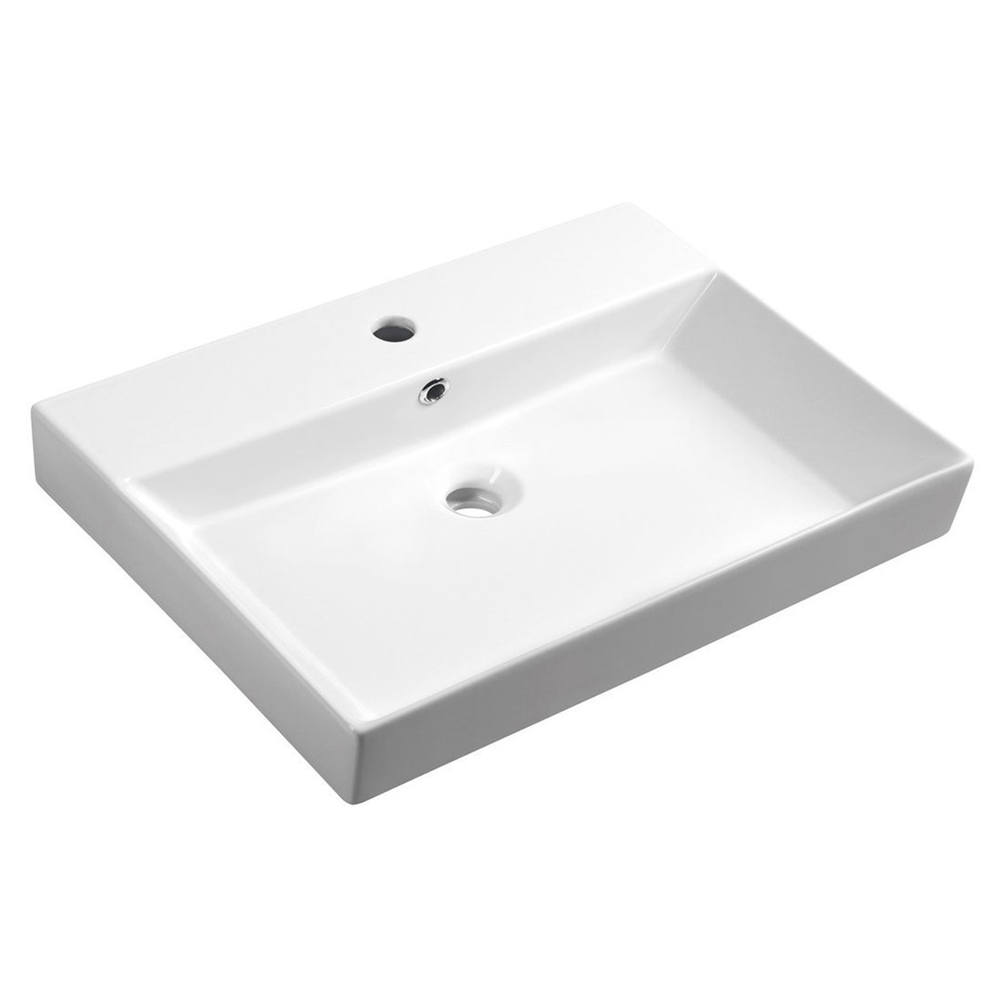 Håndvask Serin Hvid Blank 70x46 cm