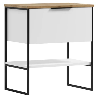 Håndvaskskab <strong>Tavio</strong>  Hvid, Træ 80 cm