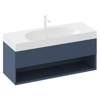 Ravak Håndvaskskab <strong>Lite</strong>  Blå Mat 120 cm med Vask