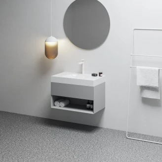 Ravak Håndvaskskab <strong>Lite</strong>  Grå Mat 80 cm med Vask S