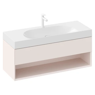 Ravak Håndvaskskab <strong>Lite</strong>  Rosa Mat 120 cm med Vask