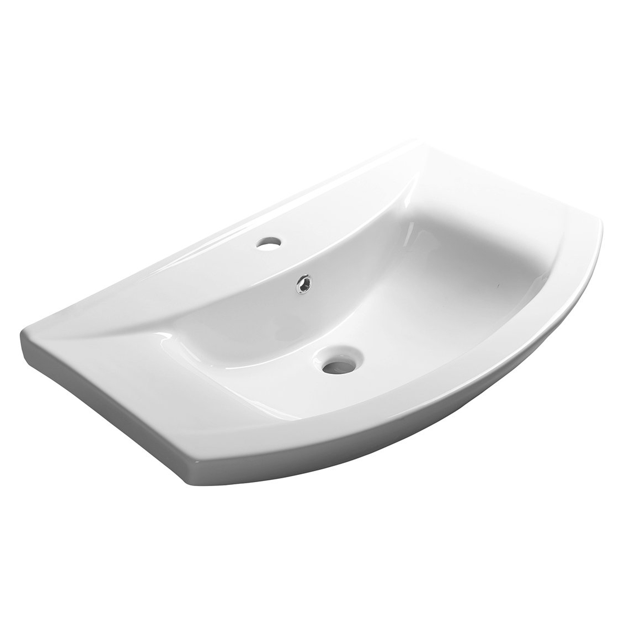Håndvask Altera Hvid Blank 75x49 cm
