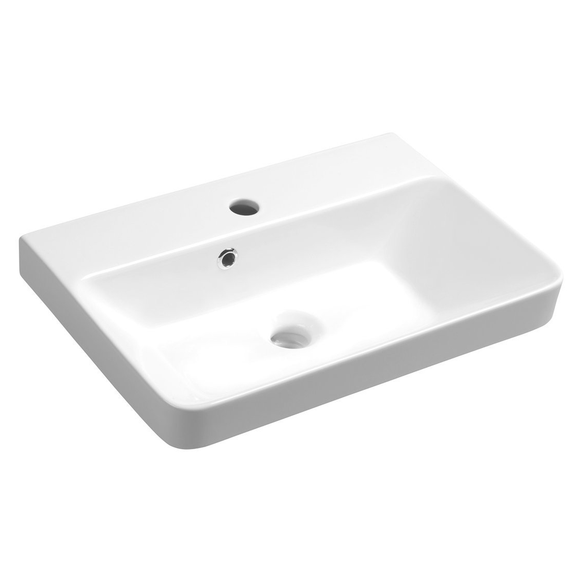 Håndvask Vionte Hvid Blank 55x37 cm