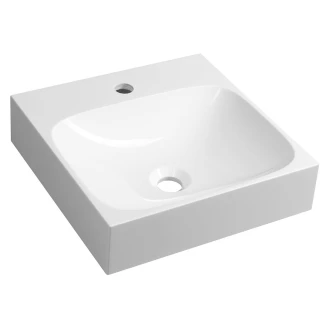 Håndvask <strong>Teva</strong>  Hvid Blank 40x40 cm